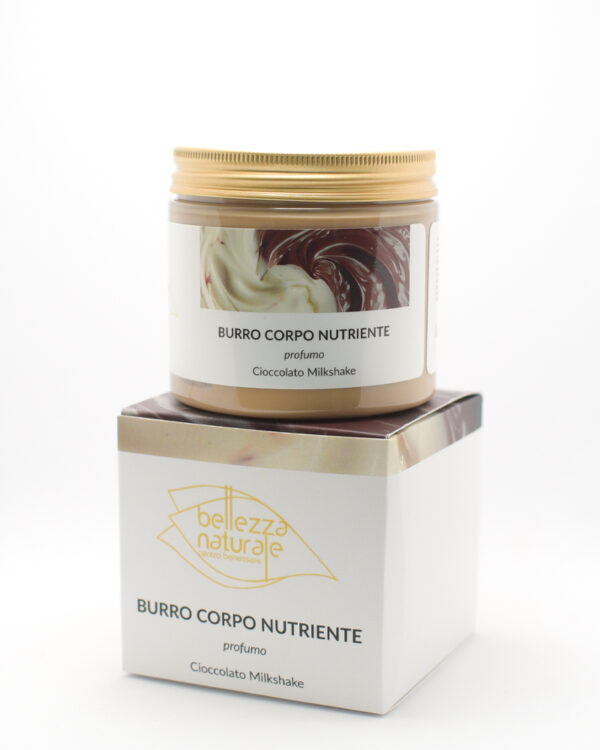 BURRO CORPO CIOCCOLATO E MILKSHAKE