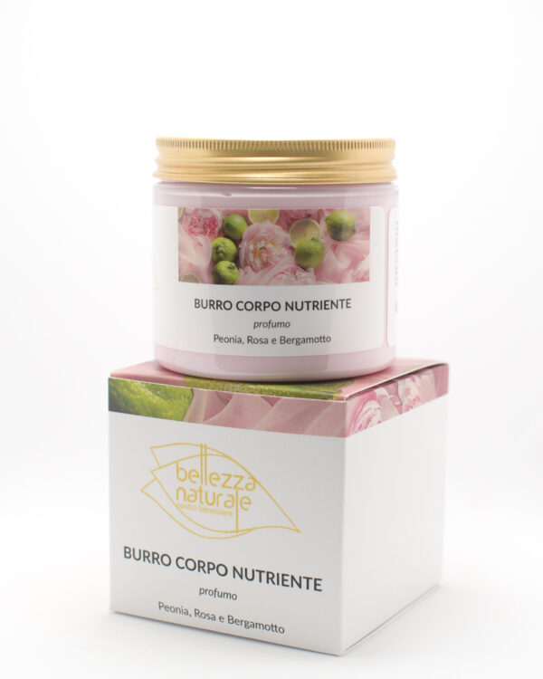 BURRO CORPO PEONIA, ROSA E BERGAMOTTO