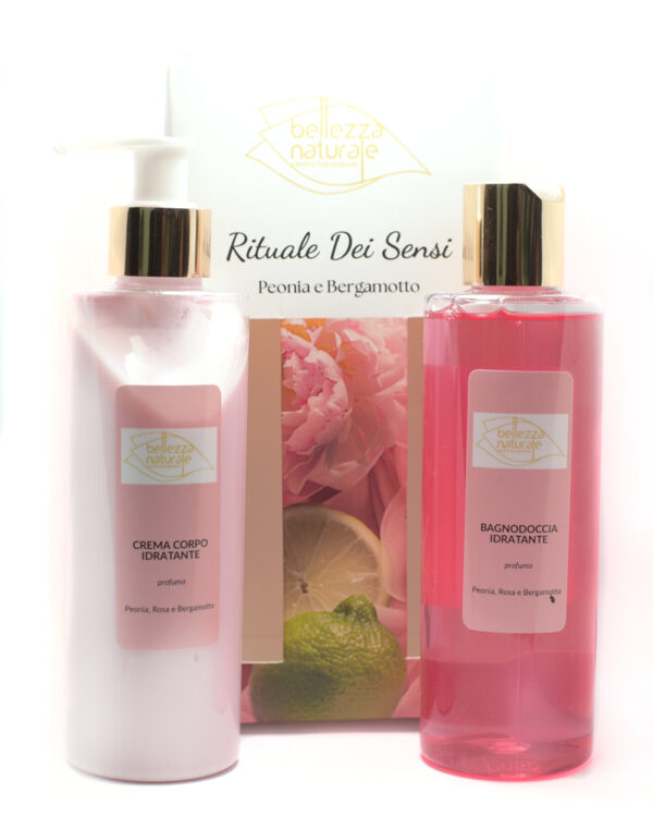 CREMA CORPO E BAGNODOCCIA ALLA PEONIA, ROSA E BERGAMOTTO