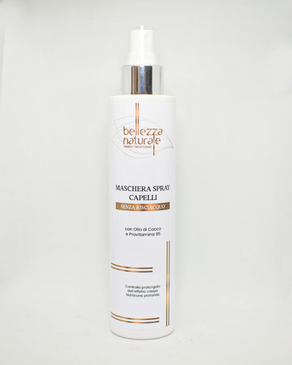 Maschera spray capelli senza risciacquo